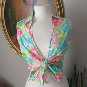Lilly Pulitzer women's sarong blouse. Size 6